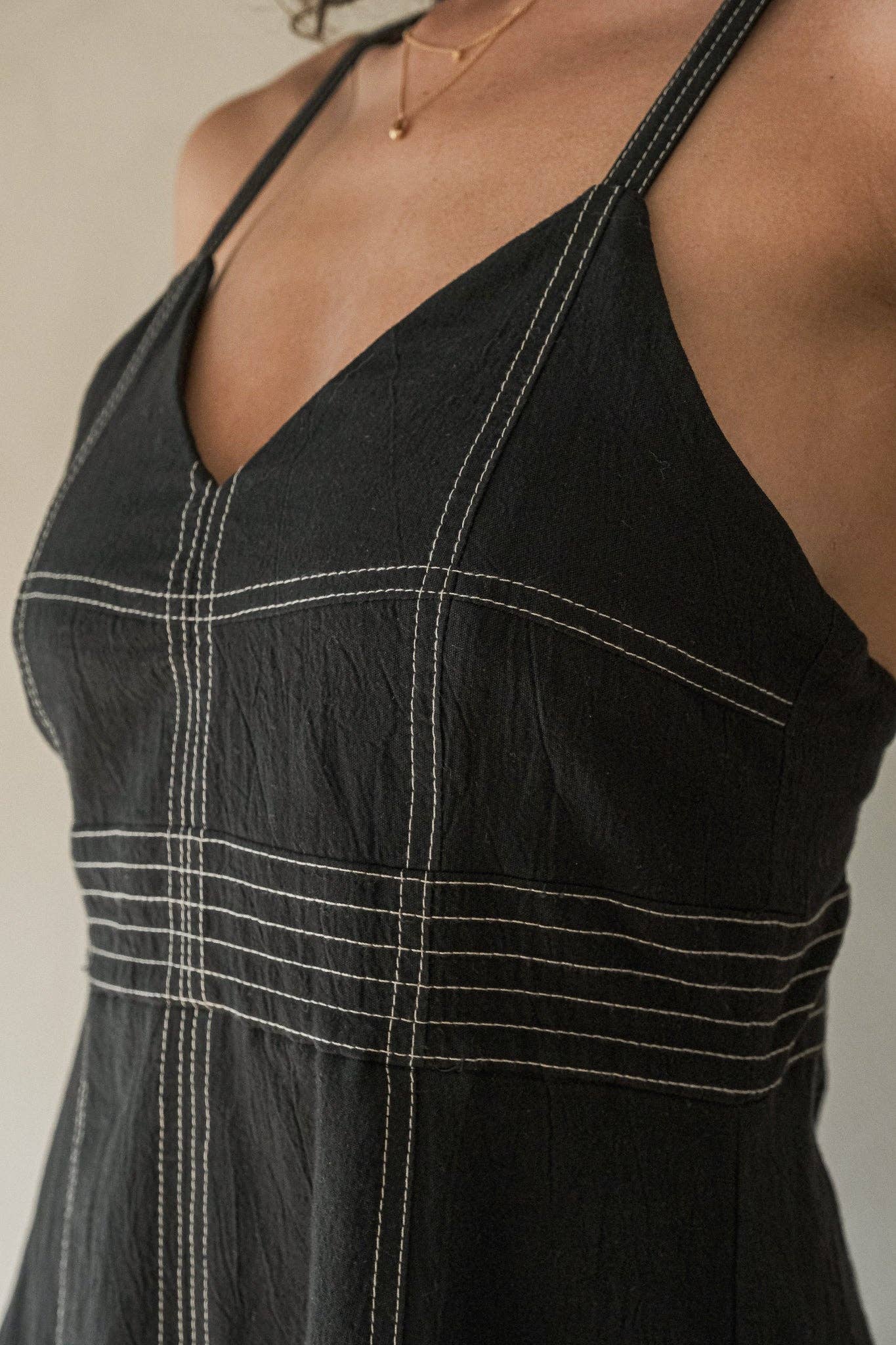 Eva Maxi Dress - Black: Black / Medium/Large