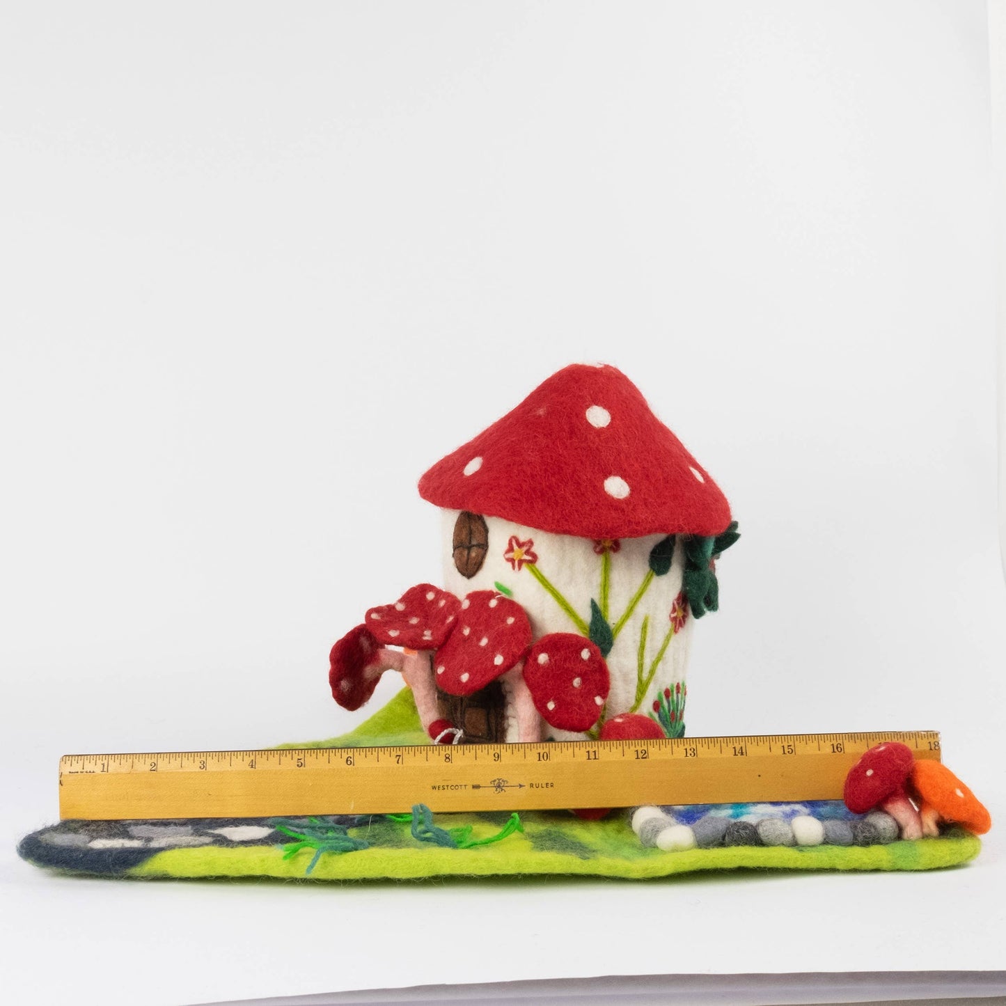 Finger Puppets - Felt Magic Mushroom House