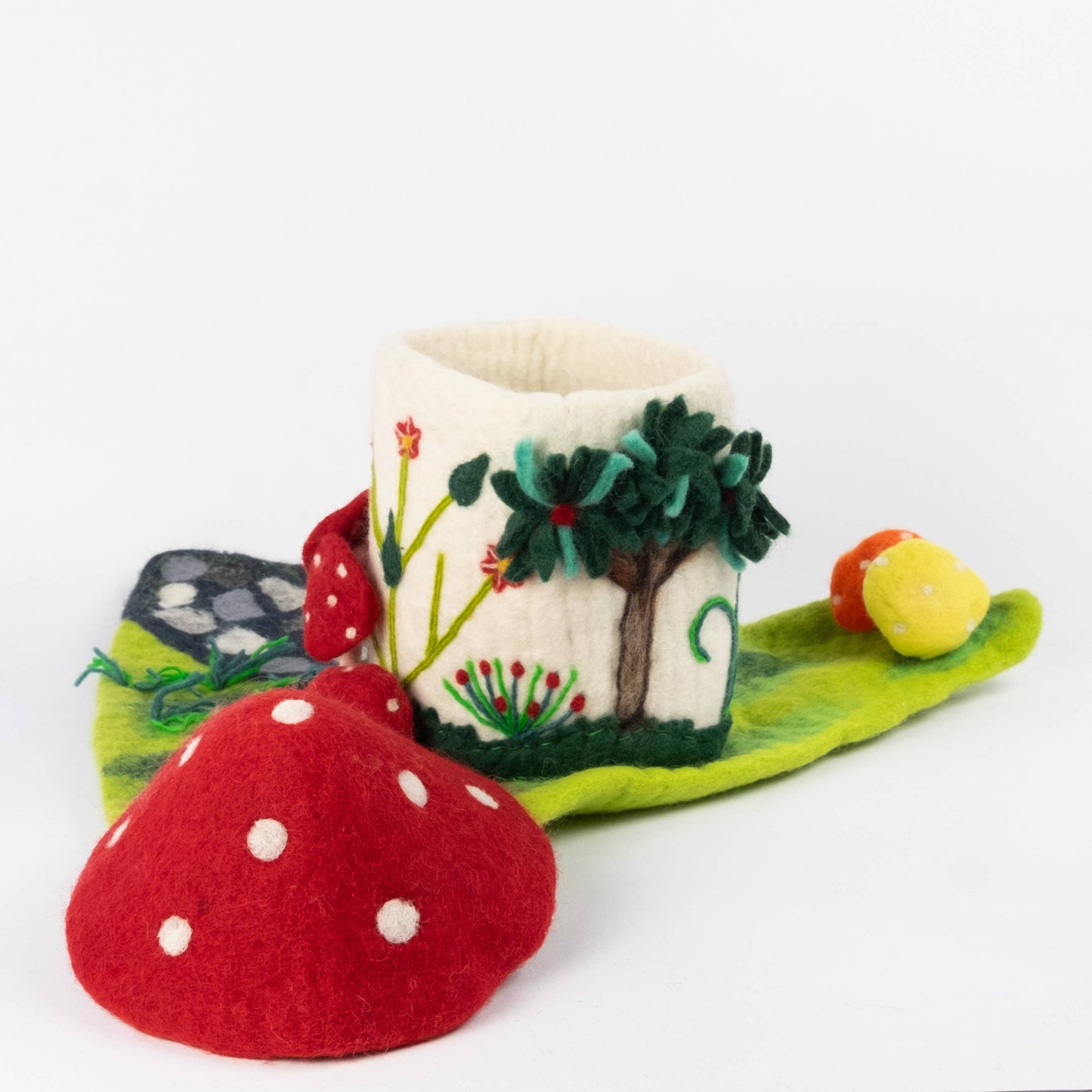 Finger Puppets - Felt Magic Mushroom House