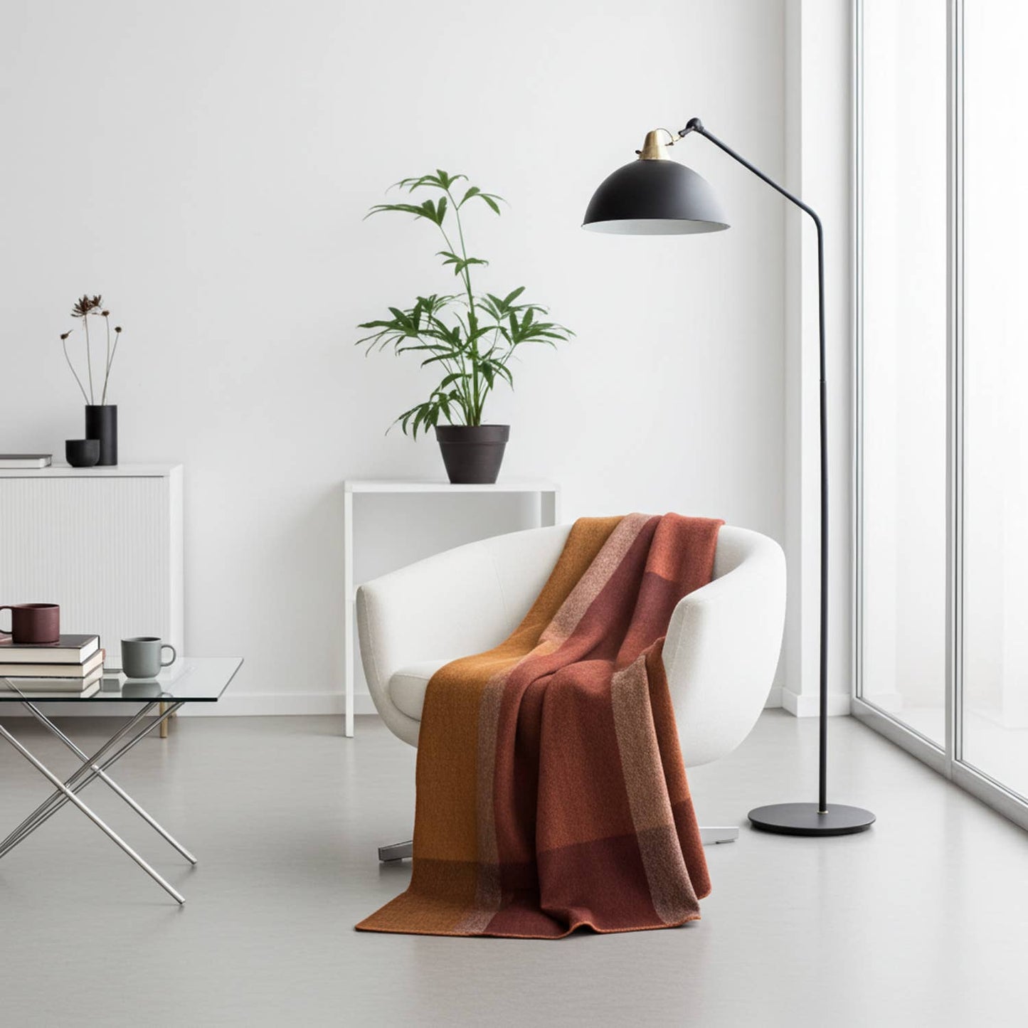 NEW! Alpaca Throw Blanket - Amber: Throw     (45x70)