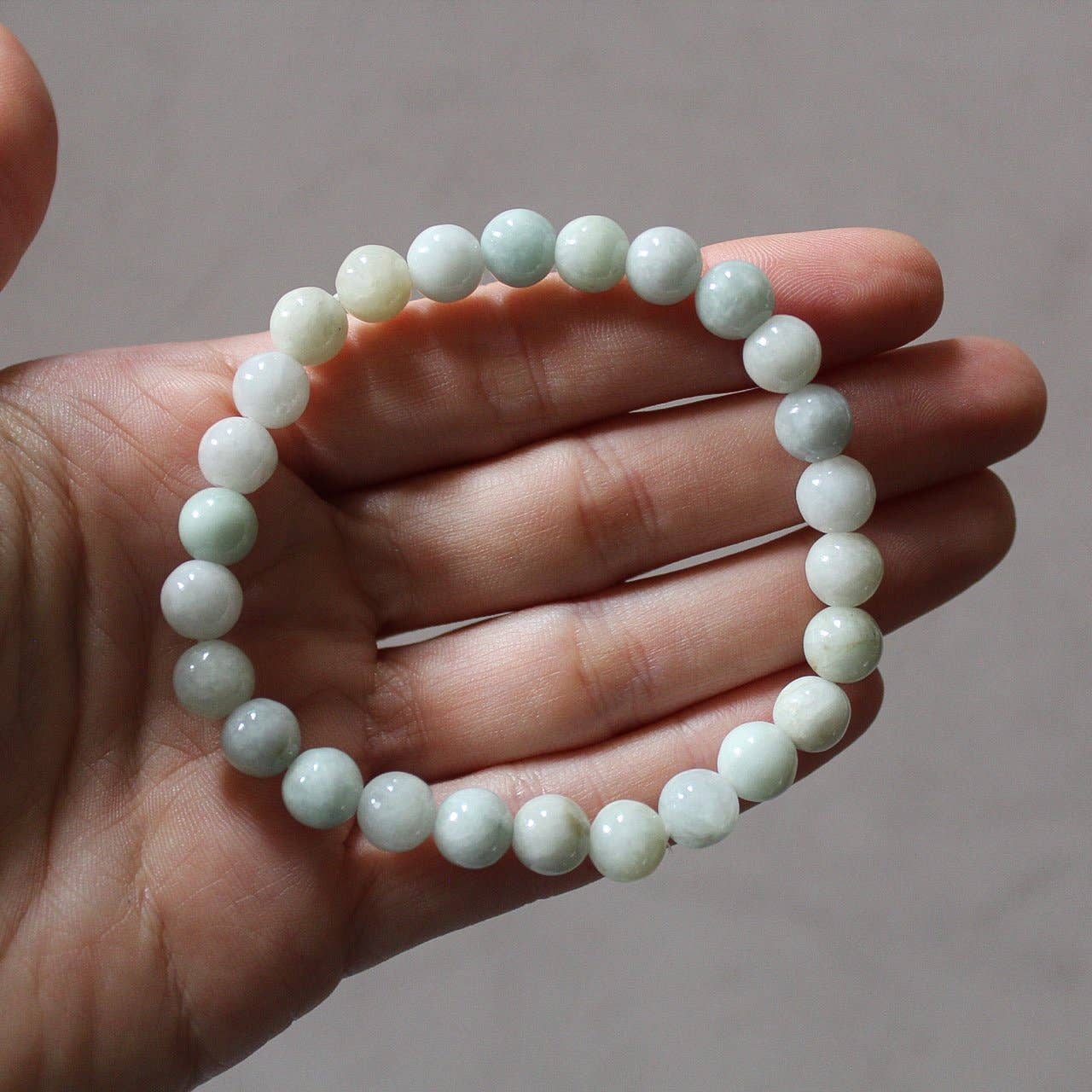 Jade Bracelet 8mm - Crystals & Stones