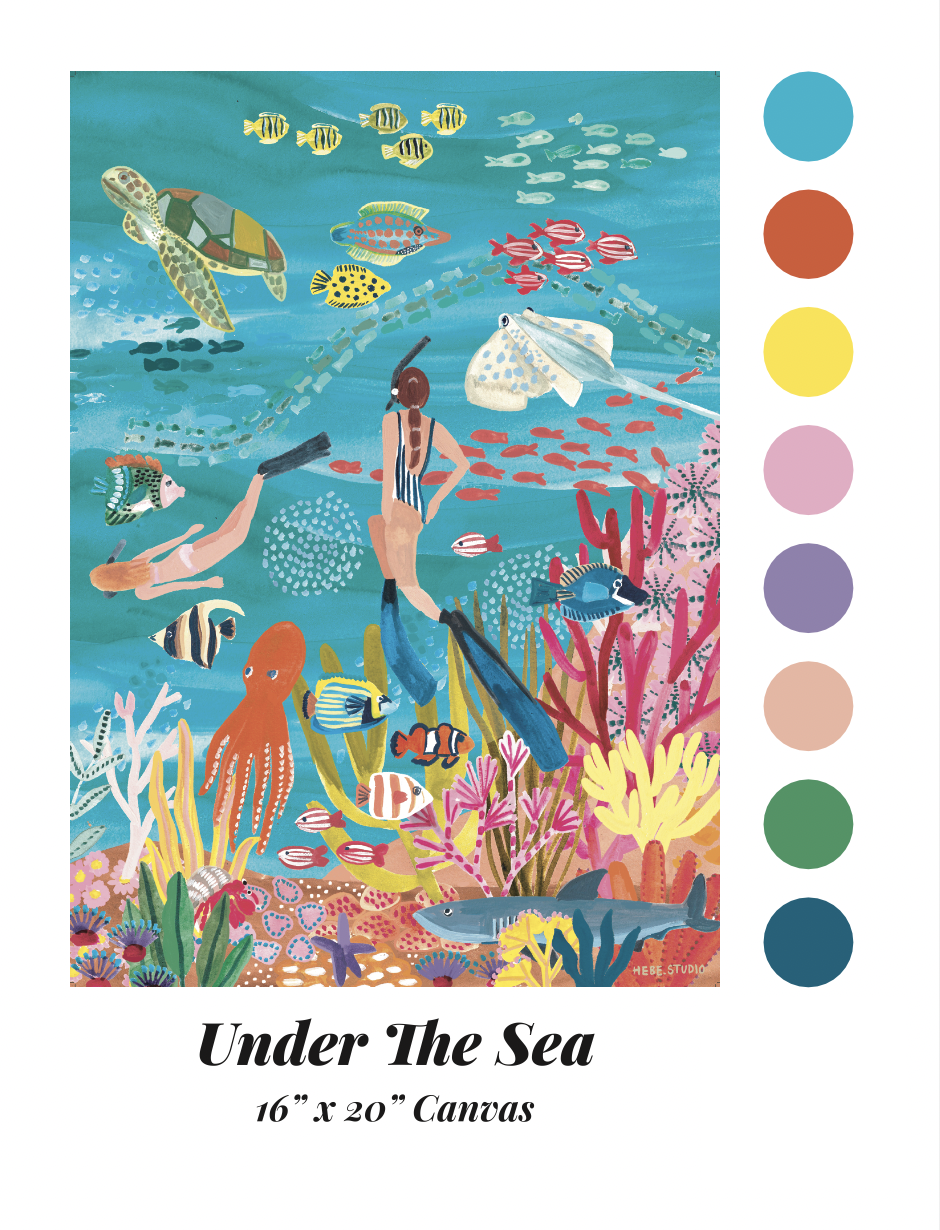 Under the Sea Paint by Numbers Deluxe