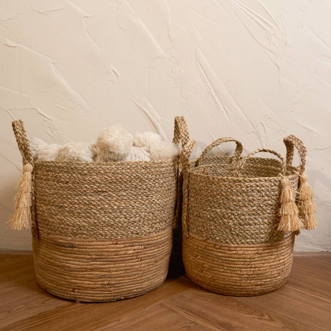 Charm Tassel Basket: Medium