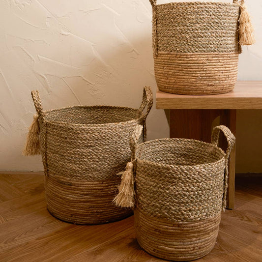 Charm Tassel Basket: Medium