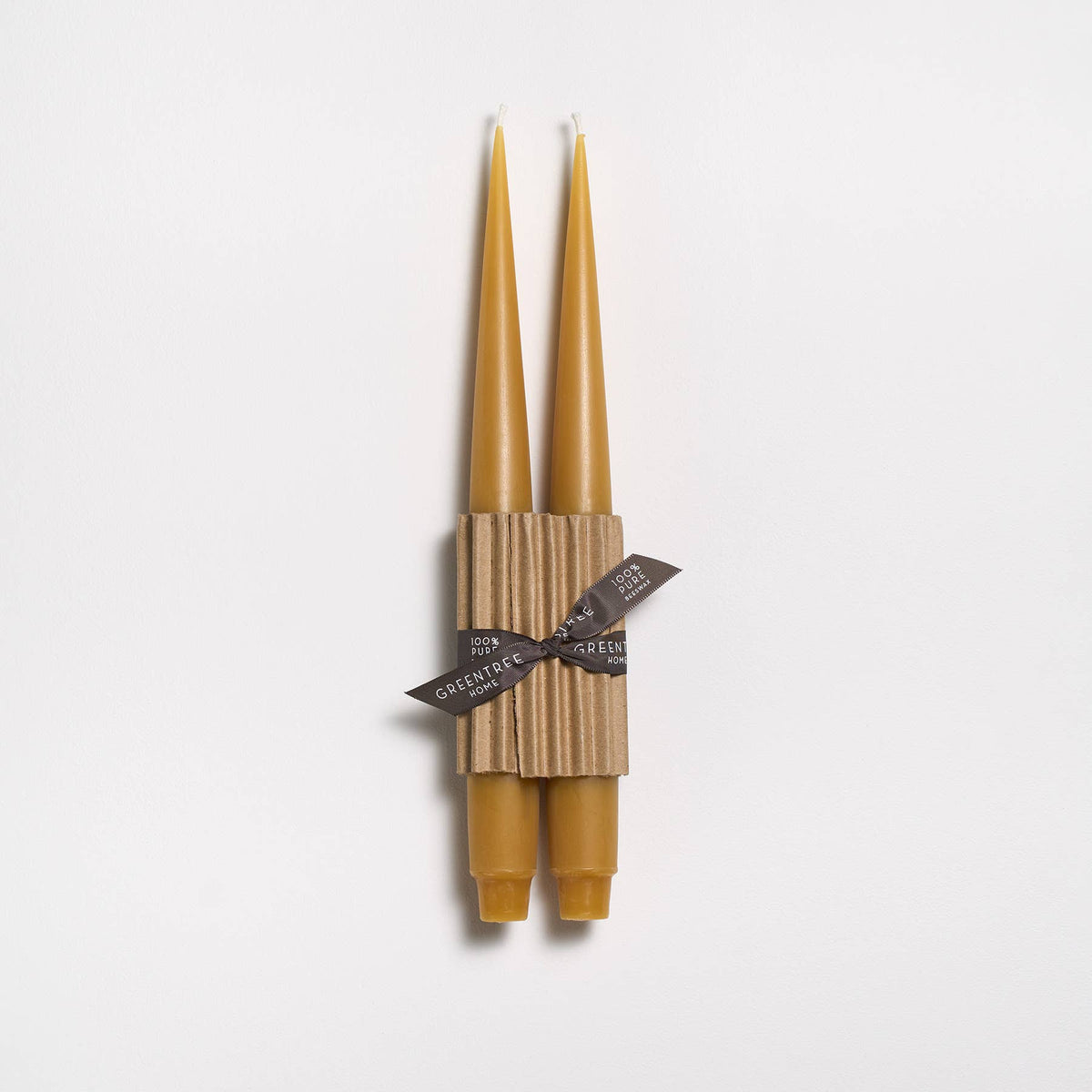 Apollo Taper Handmade Beeswax Candles: Antique