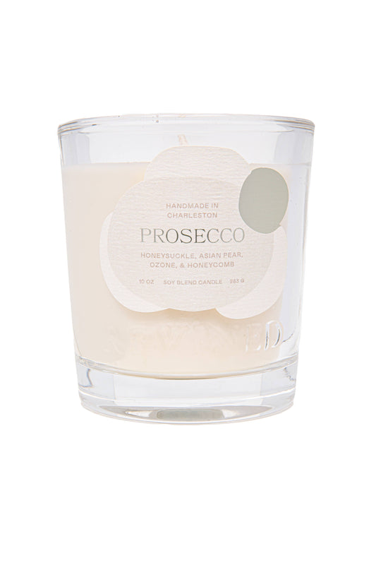 Rewined Prosecco Candle 10 oz: 100% soy wax