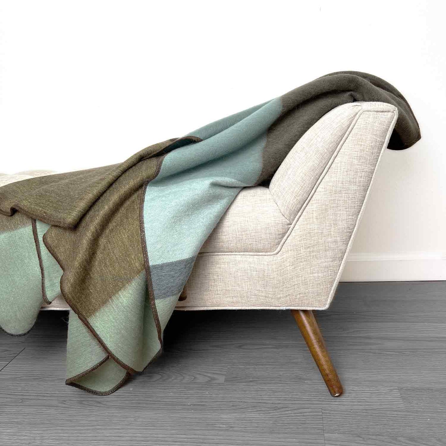 Alpaca Throw Blanket - Mosswood: Throw     (45x70)