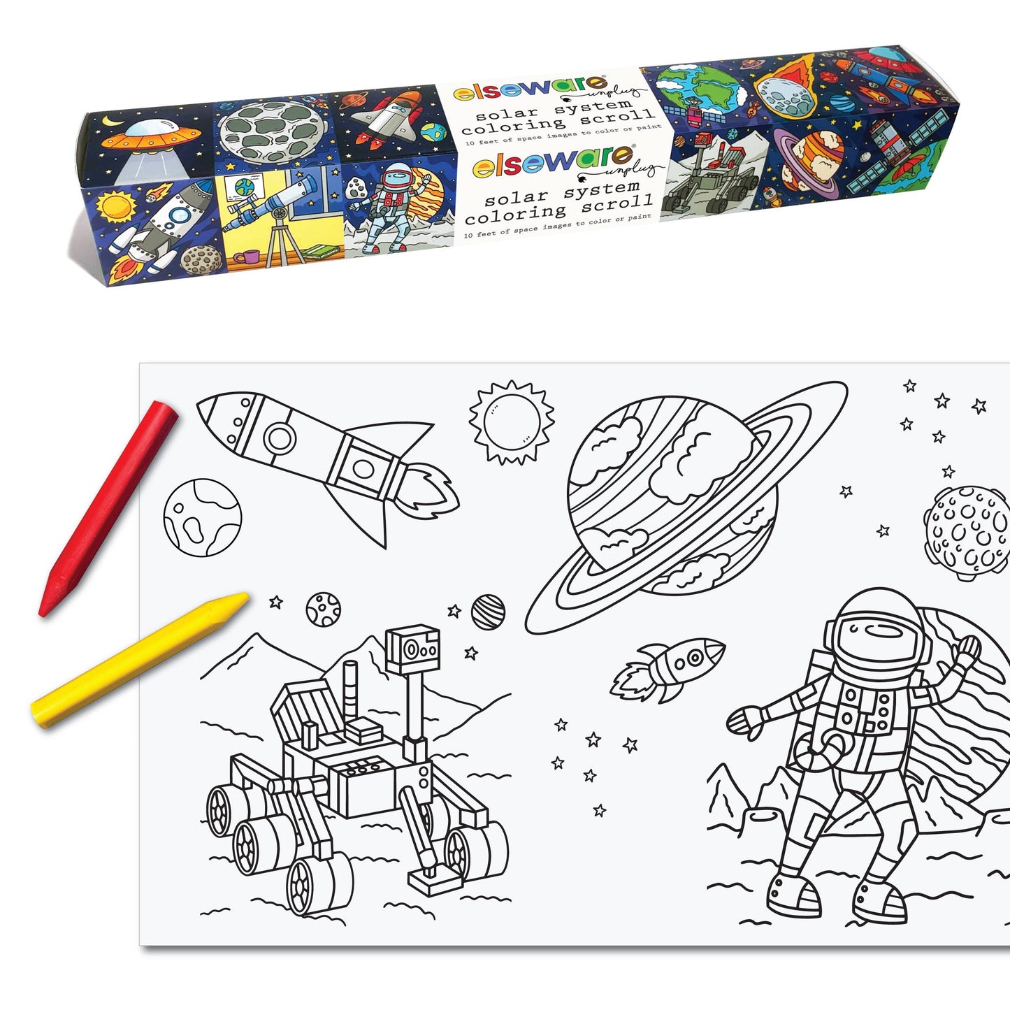 Coloring Scrolls - Solar System