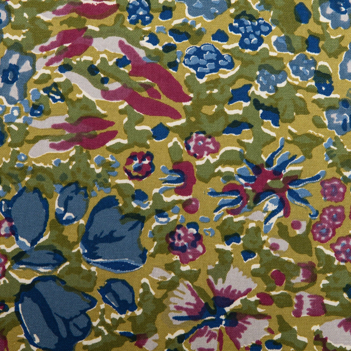 Jardin Blue & Vert | Table Runners: 16" x 90"
