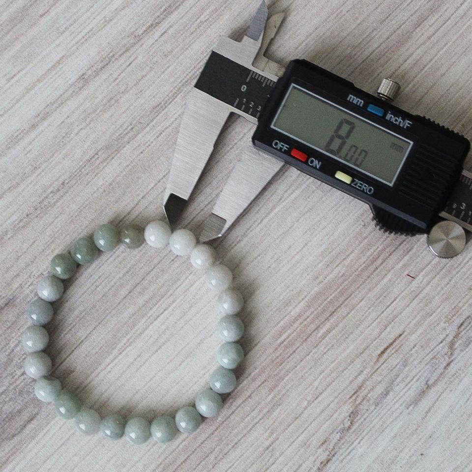 Jade Bracelet 8mm - Crystals & Stones