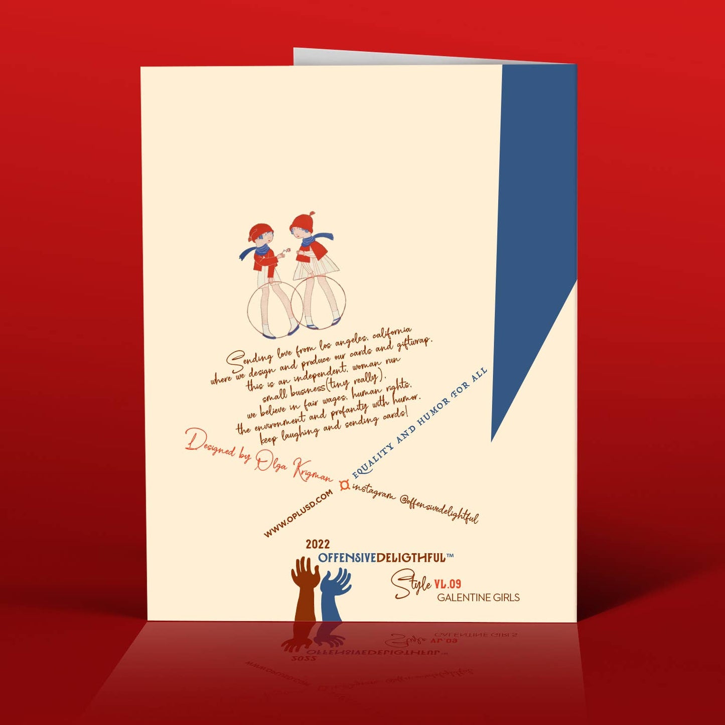 GALENTINES valentine card