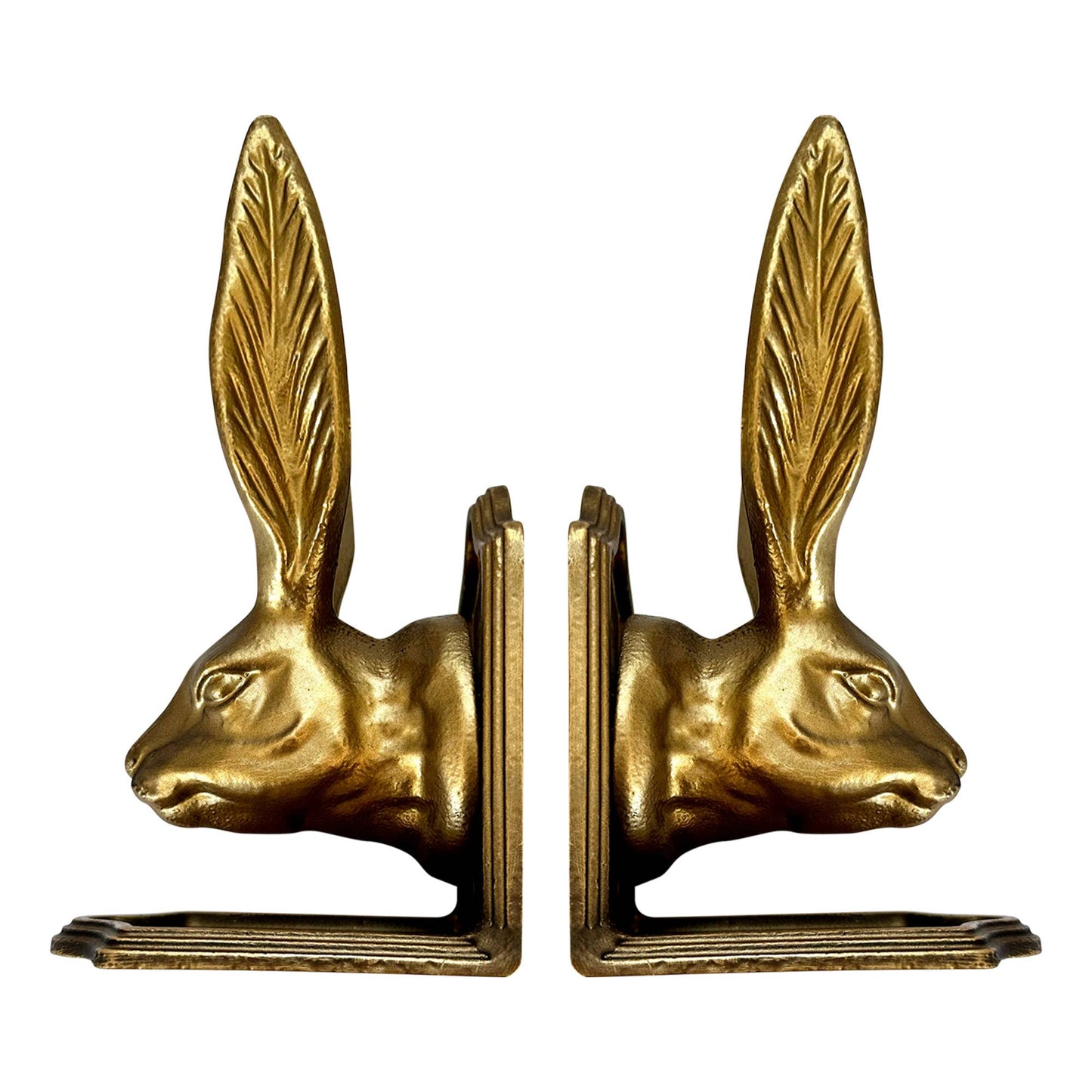 Rabbit Decorative Bookend Set, 4.7" x 4" x 8.6"