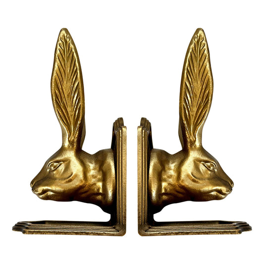 Rabbit Decorative Bookend Set, 4.7" x 4" x 8.6"