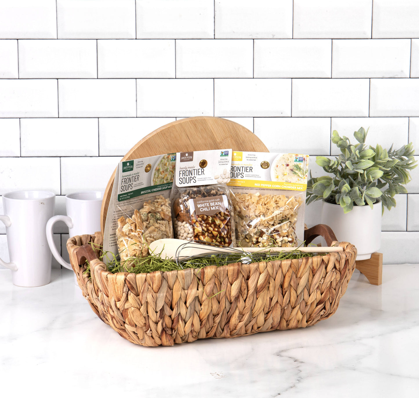 Rectangular Hyacinth Tub Basket w/wood handles