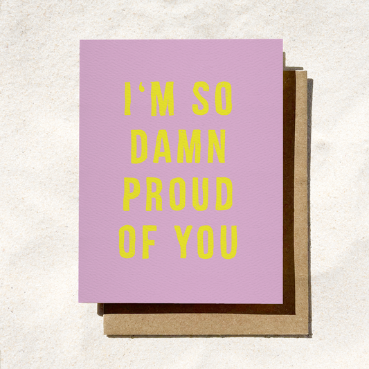 I’m So Proud Of You Card | Achievement Card | Congrats