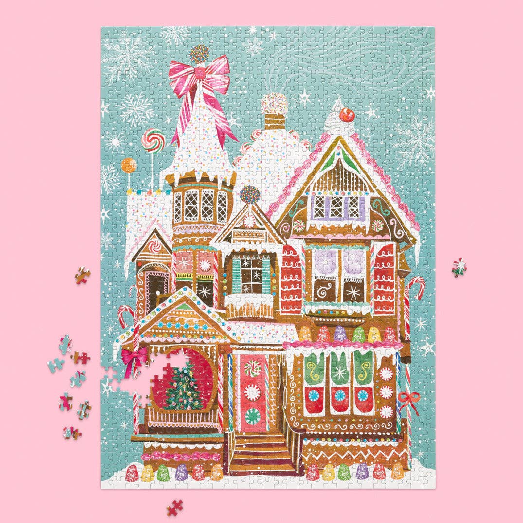 Gingerbread House 1000 Piece Christmas Puzzle