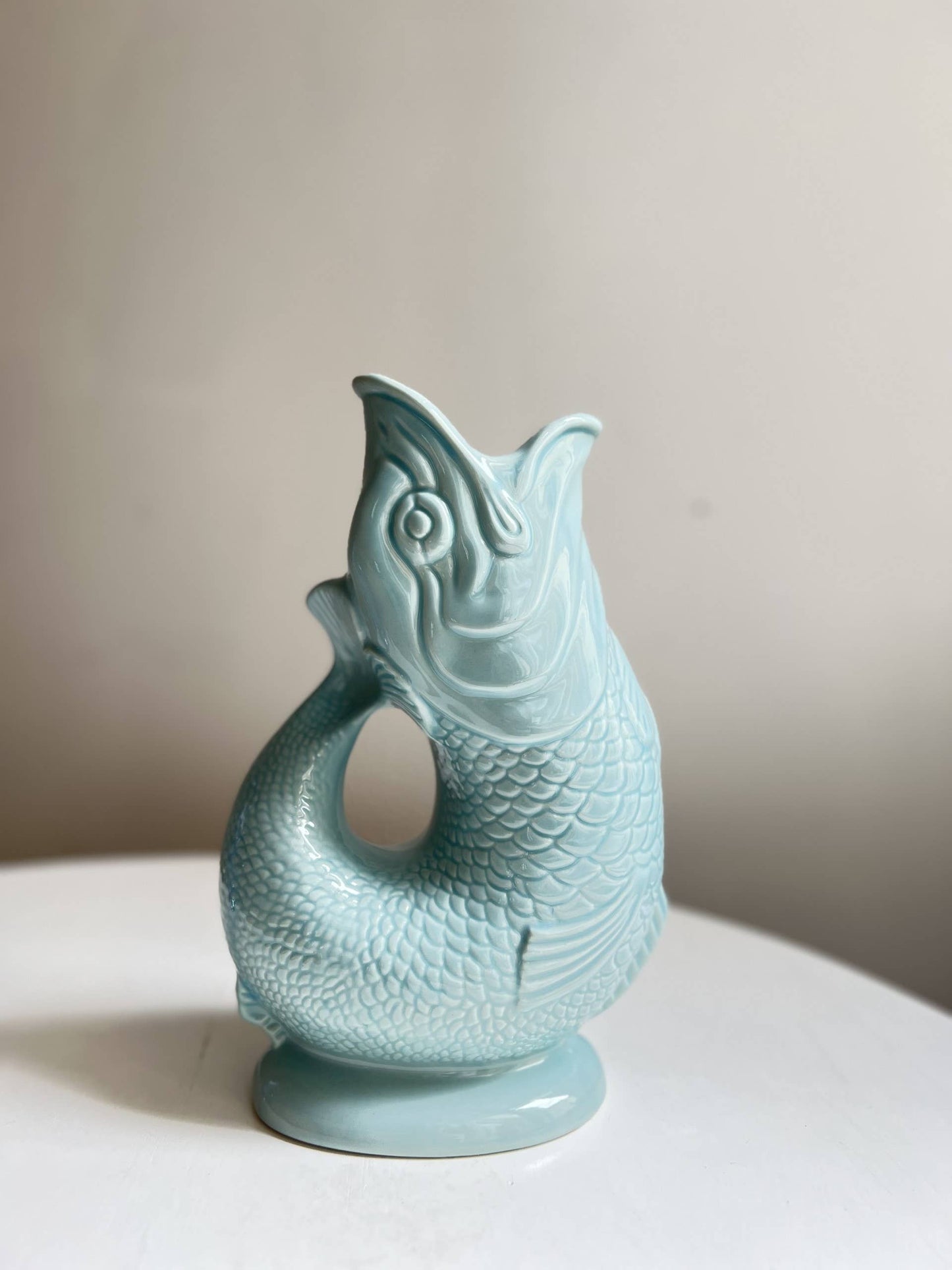 Eau De Nil Gluggle Jug: Large