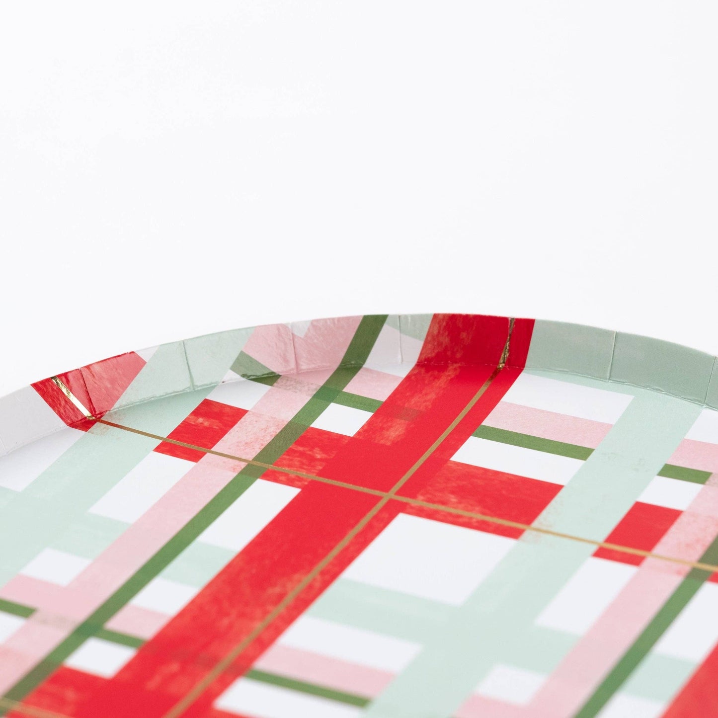 Cheerful Plaid Small Plates