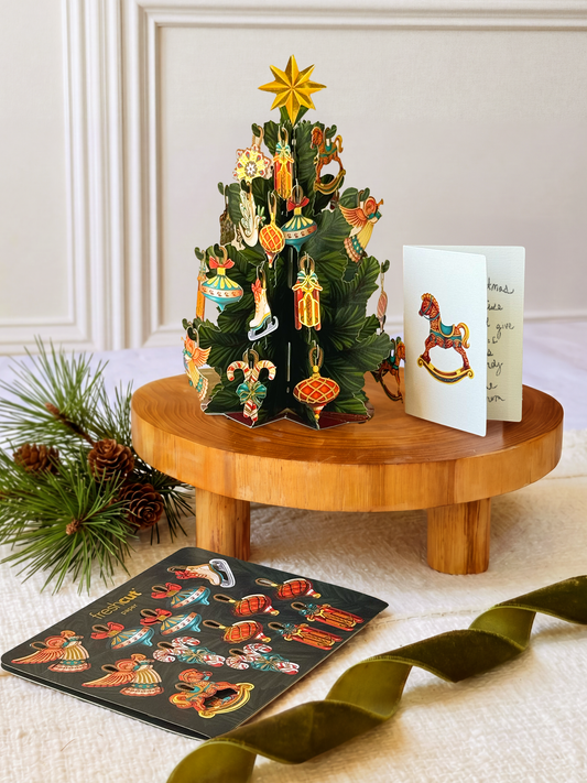Mini Christmas Tree (10 Mini Pop-Up Greeting Cards)