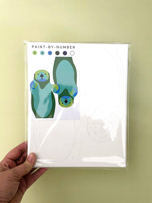 Otters Paint-By-Number