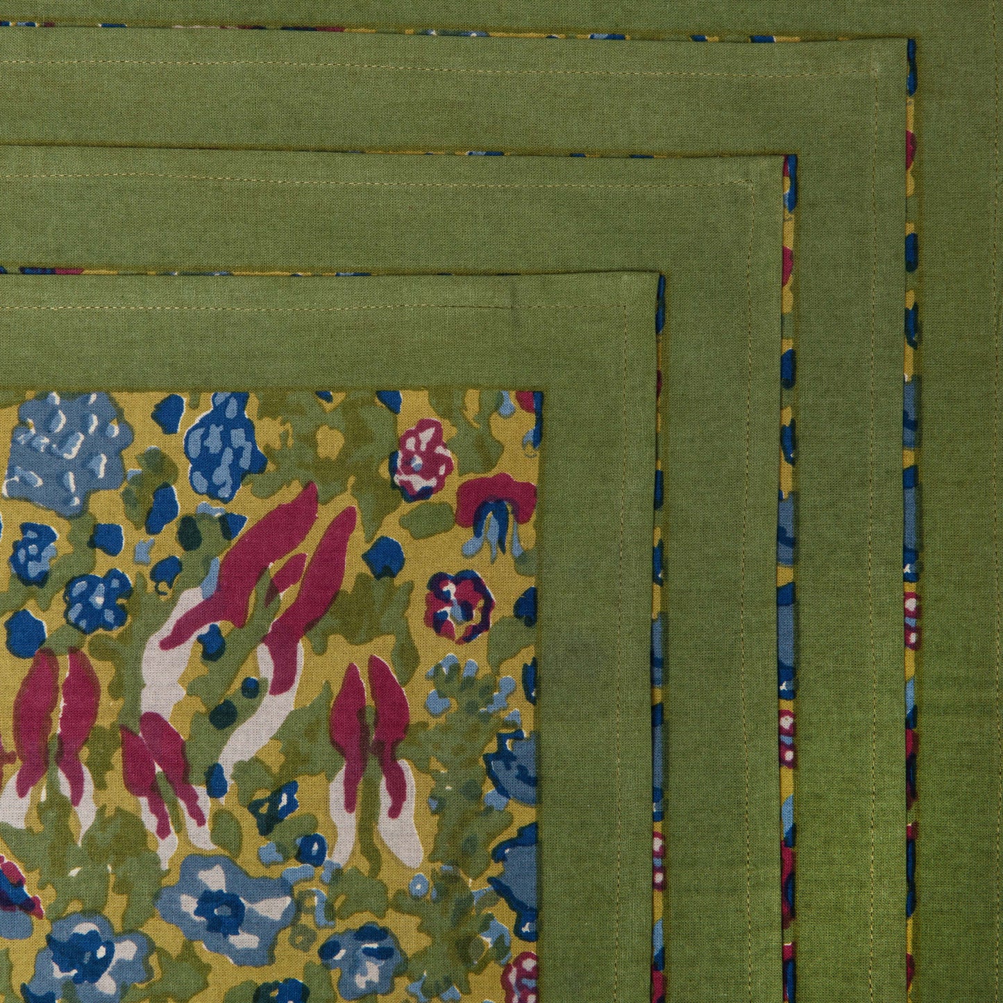 Jardin Blue & Vert | Napkins - Set of 6