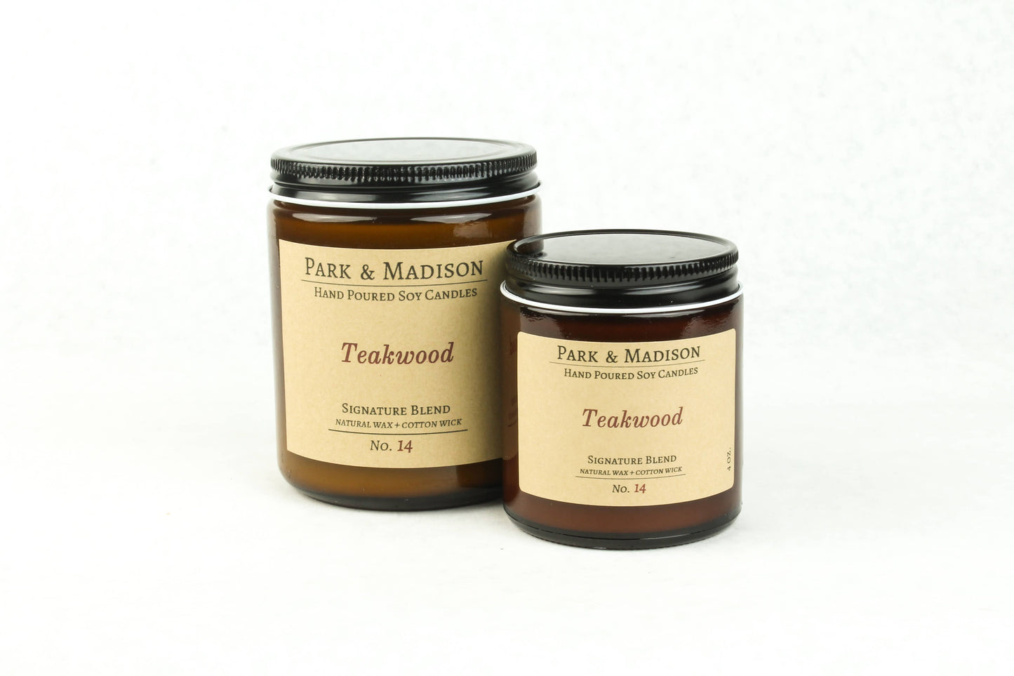 Teakwood Soy Candle: 8 oz.