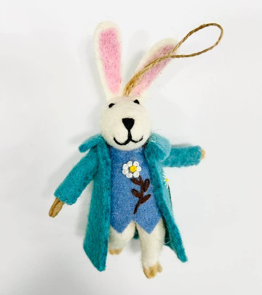 Felt Bunny Ornament Decor