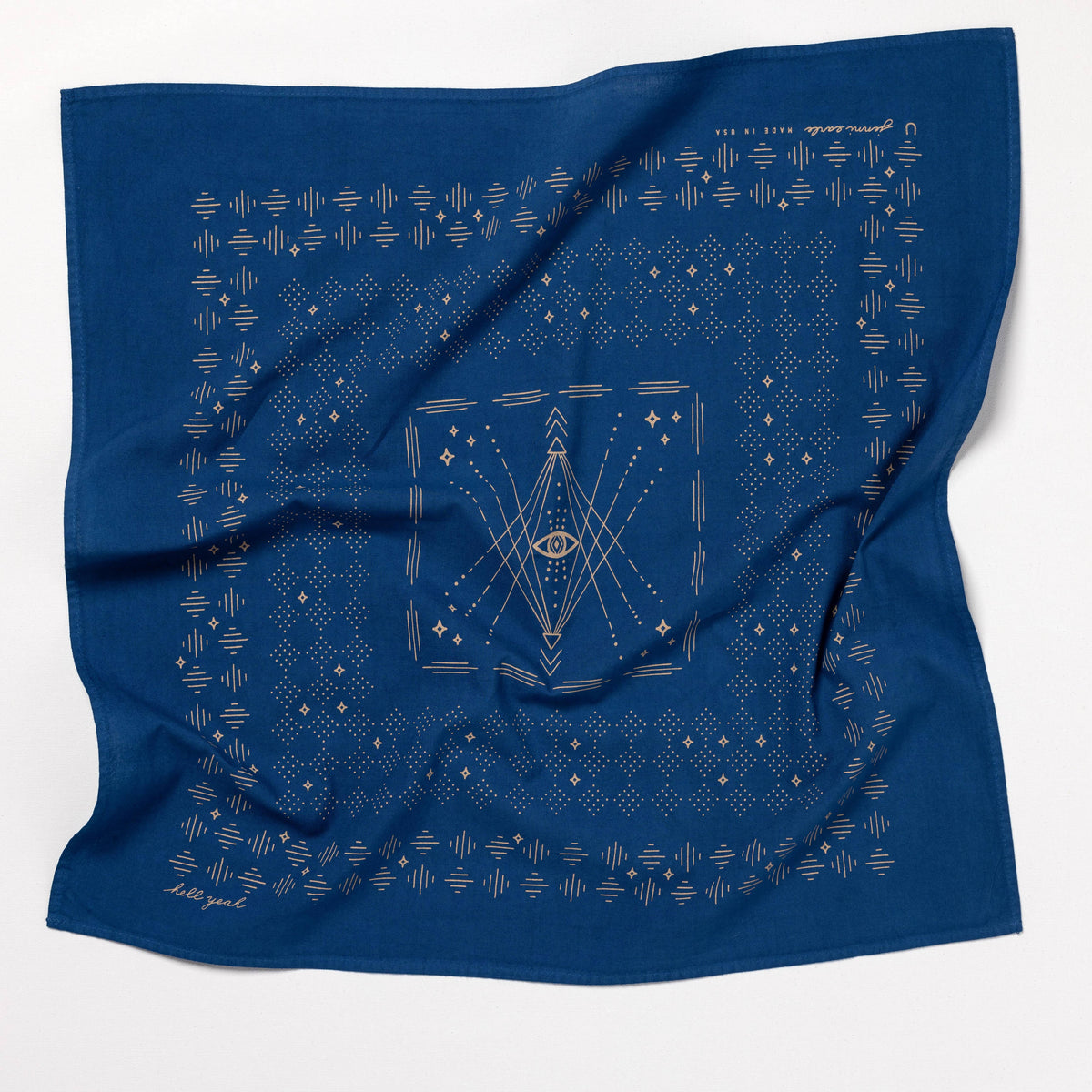 Heritage cotton bandana -“Hell Yeah” – Made in USA