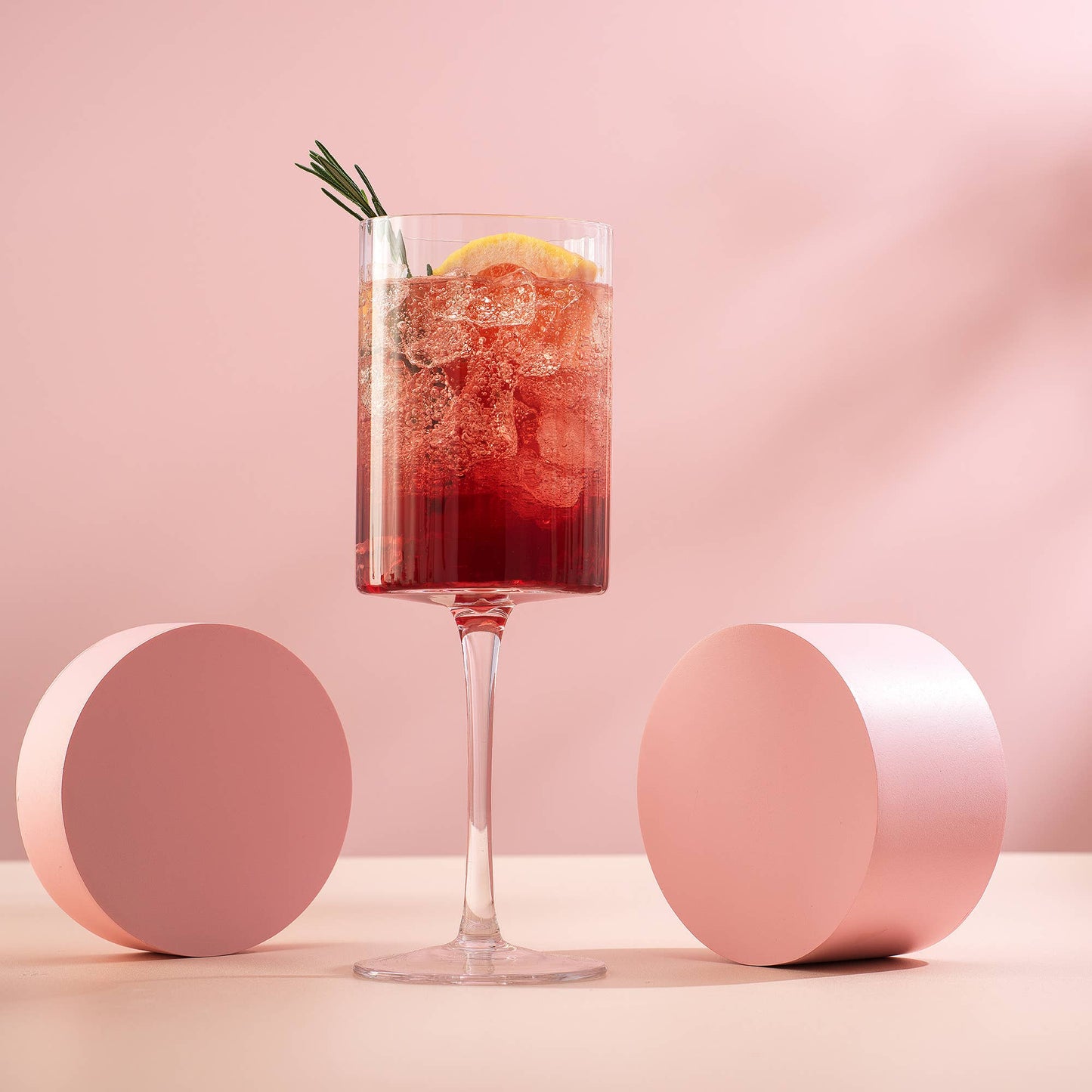 Elle Fluted Cylinder Wine Glass