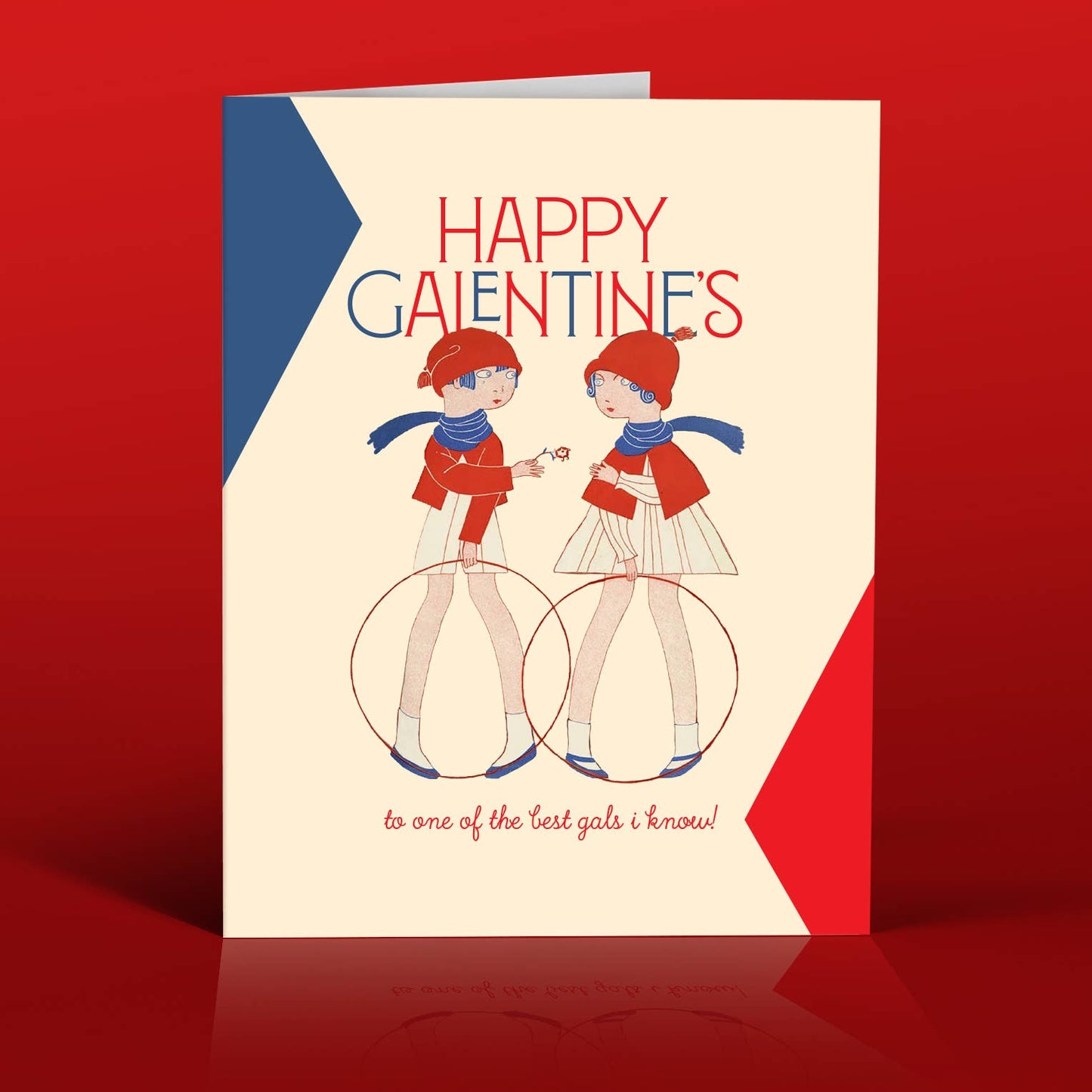 GALENTINES valentine card