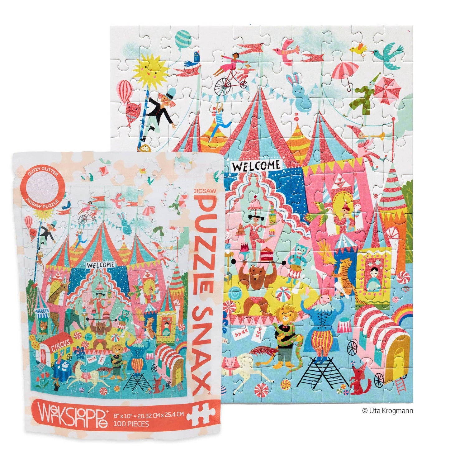 Colorful Circus 100 Piece Puzzle Snax