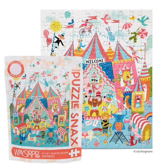 Colorful Circus 100 Piece Puzzle Snax
