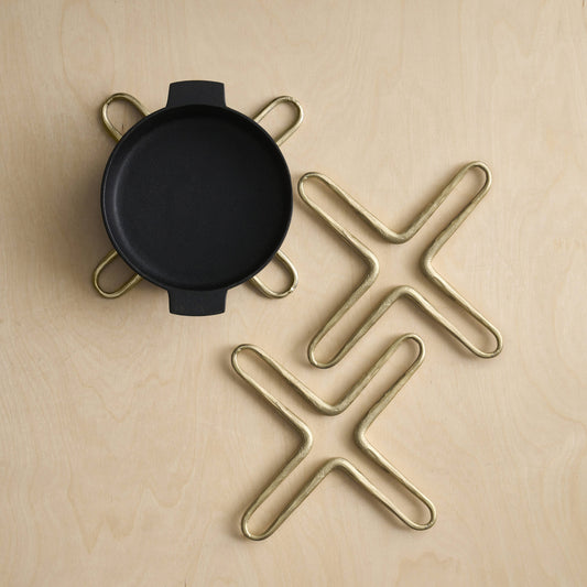 Forged Brass Trivet