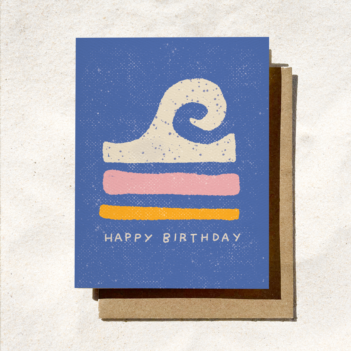 Happy Birthday Wave Card | Beach Birthday Card | California