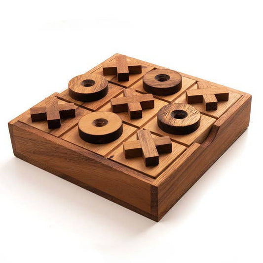 Tic-Tac-Toe Mangowood Game Set
