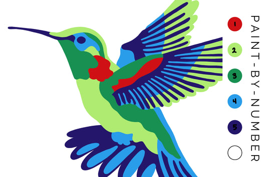 Hummingbird Paint-By-Number