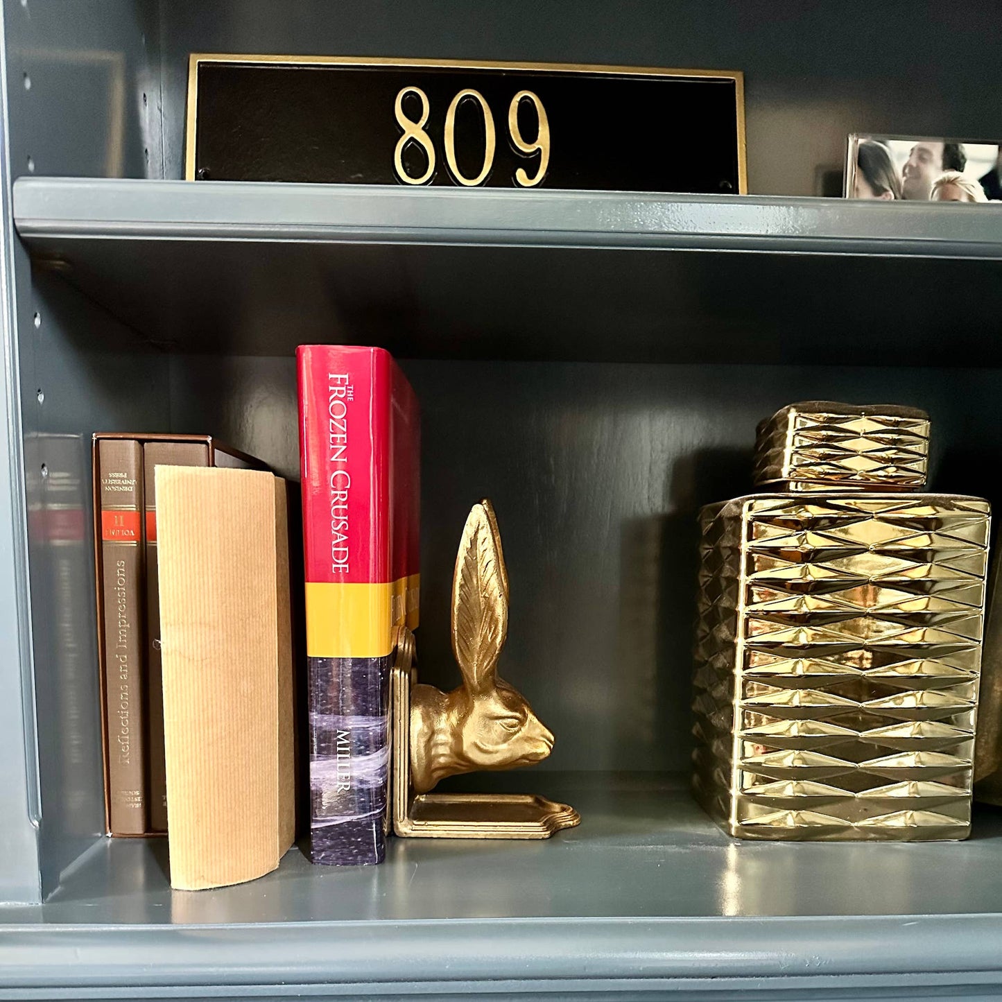 Rabbit Decorative Bookend Set, 4.7" x 4" x 8.6"