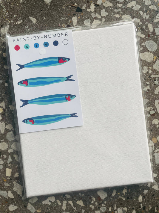 Sardines Paint-By-Number