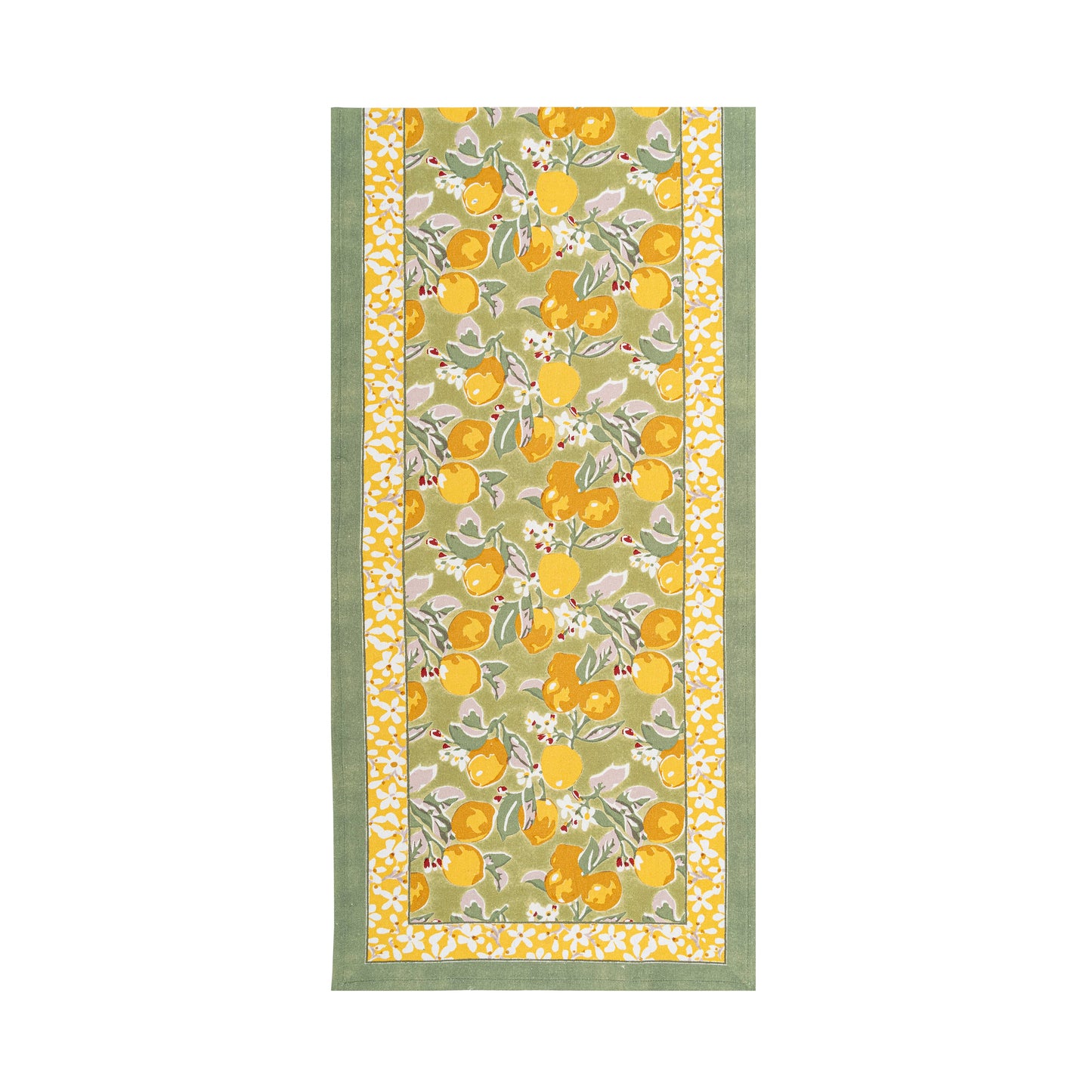 Citron Vert & Yellow Runner : 16" x 90"