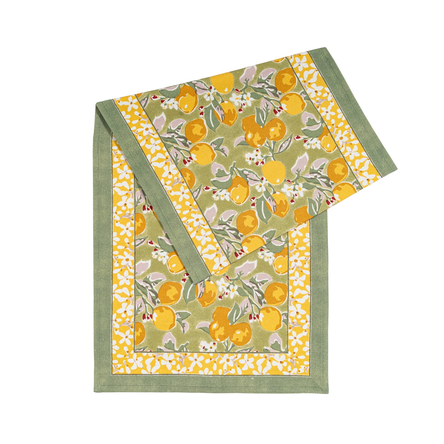 Citron Vert & Yellow Runner : 16" x 90"