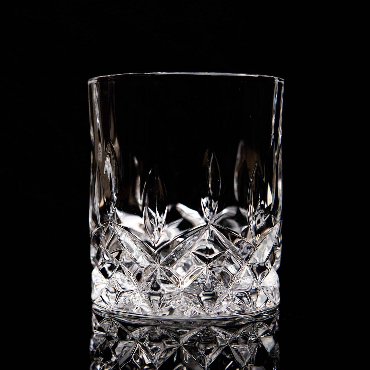 Crystal Cut Old Fashioned Whiskey Glasses 10oz (1pc)