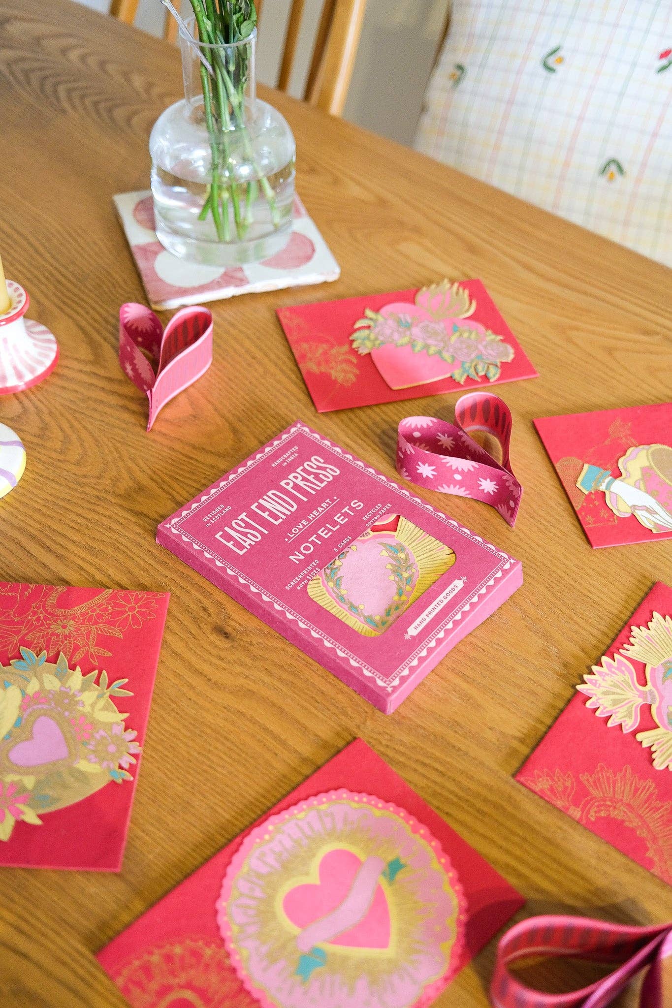 Love Heart Notecards Set