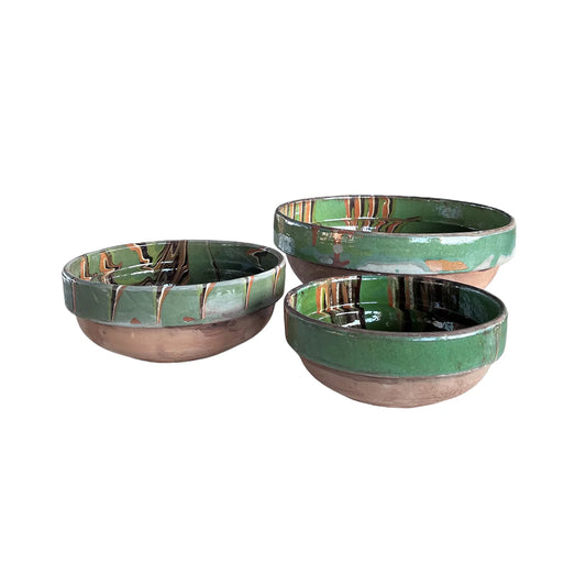 Cottage Crafted Bowl Large, Green
