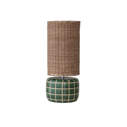Green Ceramic Lamp