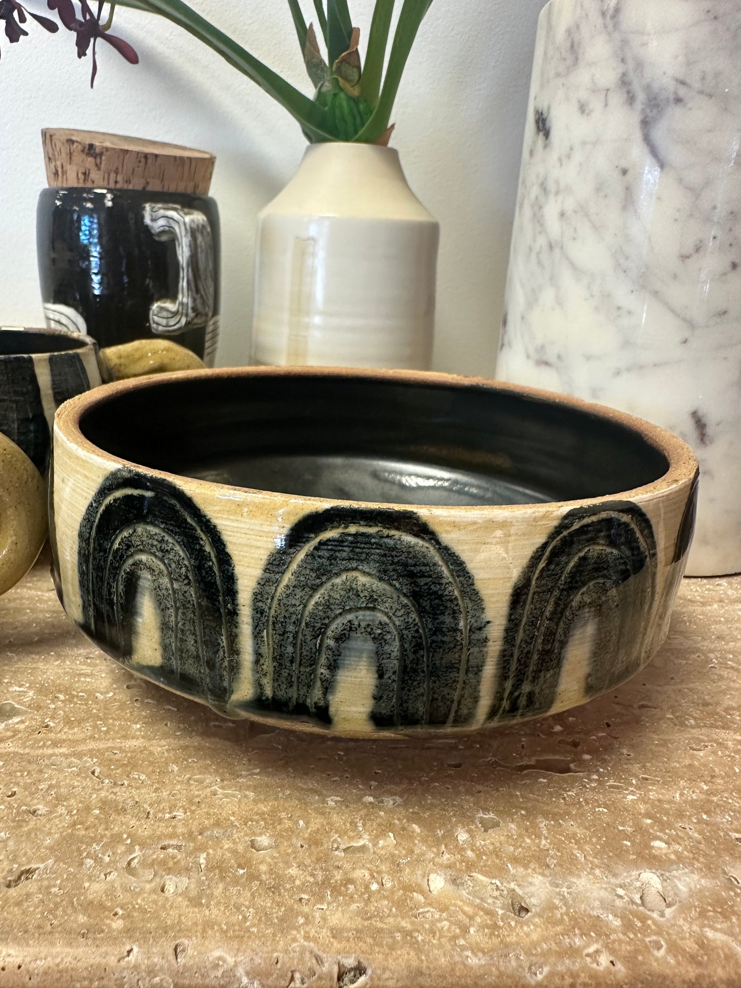 Medium Hellenic Ceramic Bowl Medium - Susan Gregory