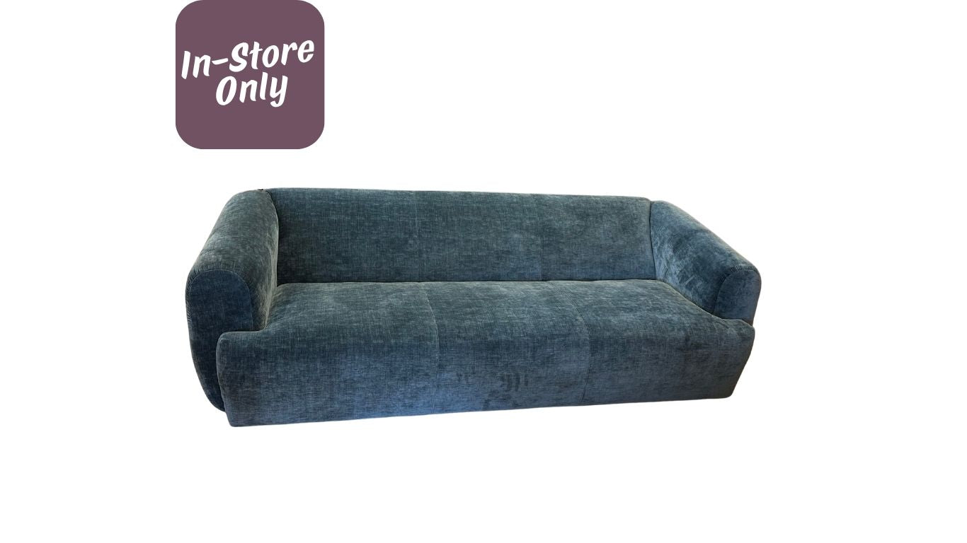Nova Sofa in Skyscraper Sapphire 94x38.5x31.5