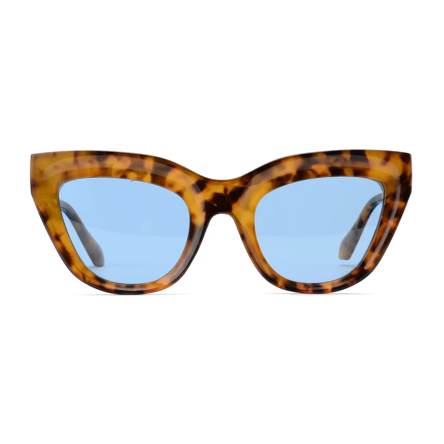 Kelsey/ Light Tortoise/ Blue Lense