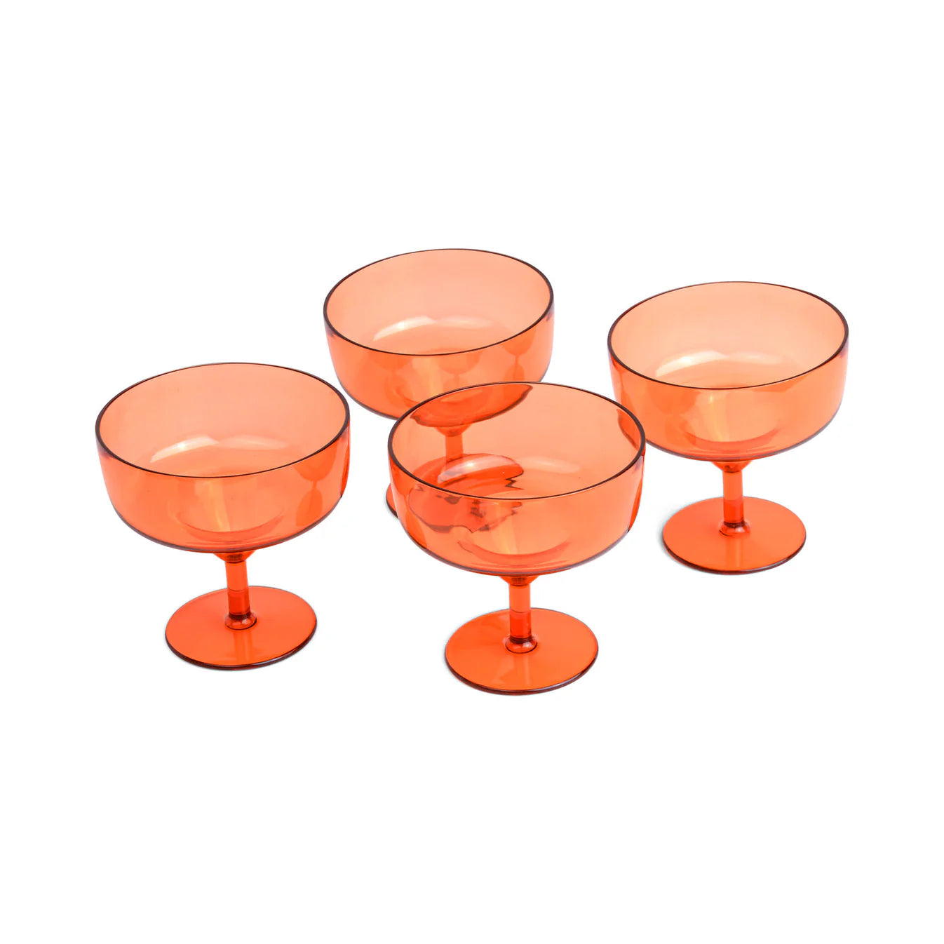 Rue Margarita Glasses Orange - Set of 4