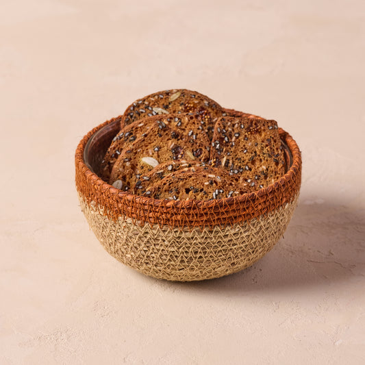 Seagrass Bowl, Rust