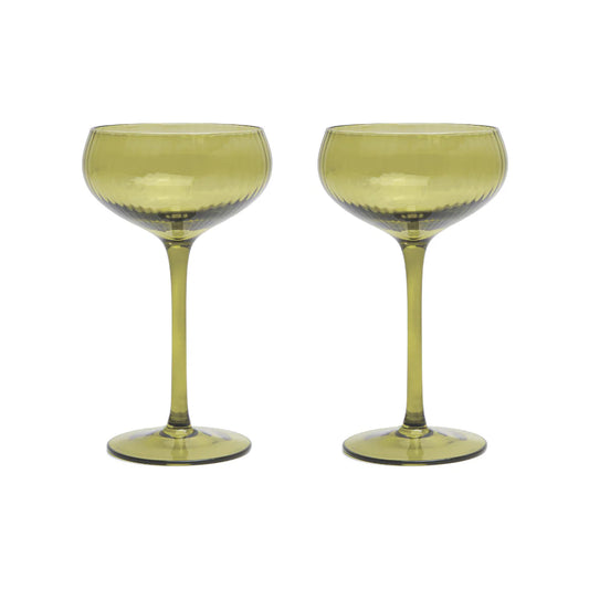 Lou Coupe Set of 2 - Olive